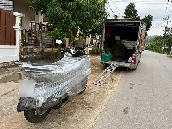 ส่งมอเตอร์ไซค์ข้ามจังหวัด