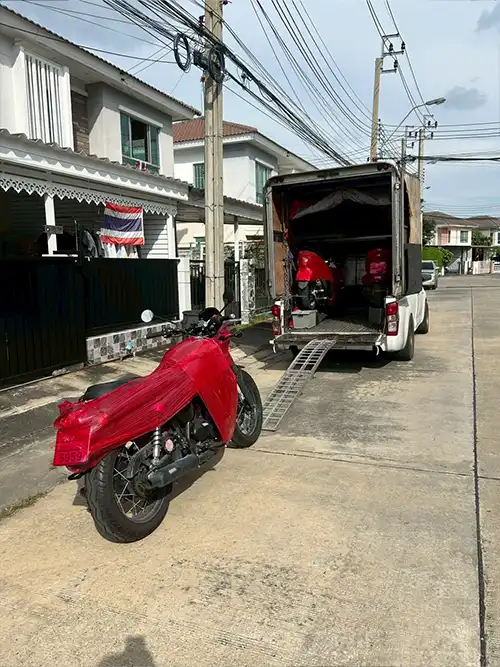 ขนส่งรถบิ๊กไบค์